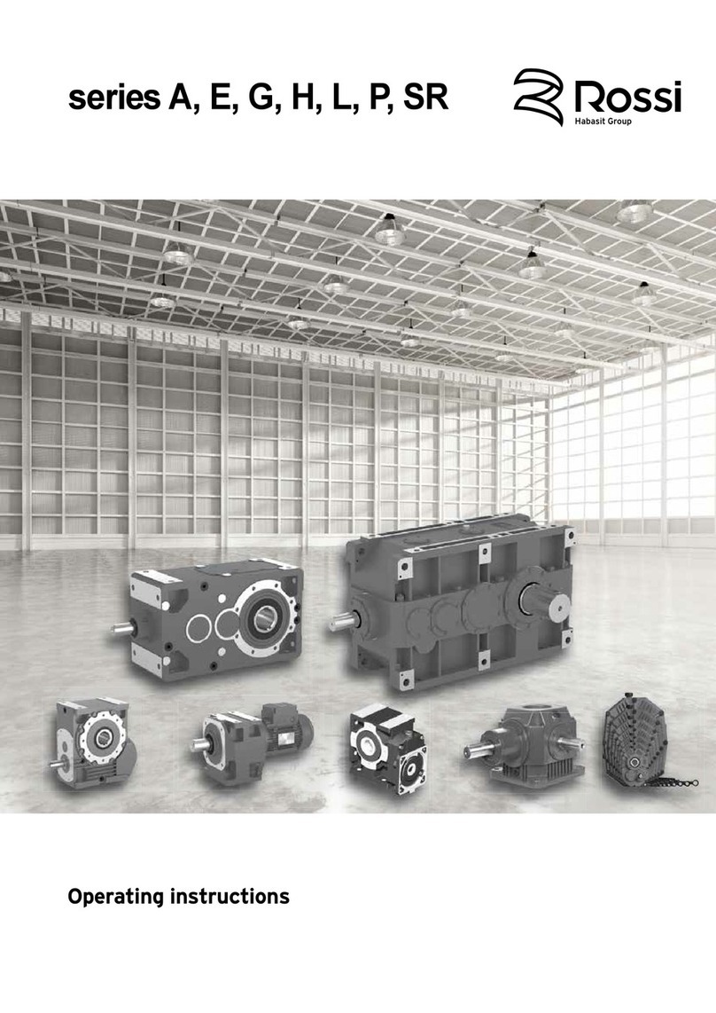 Habasit Rossi A Series operating instructions Habasit Rossi A Series operating instructions
