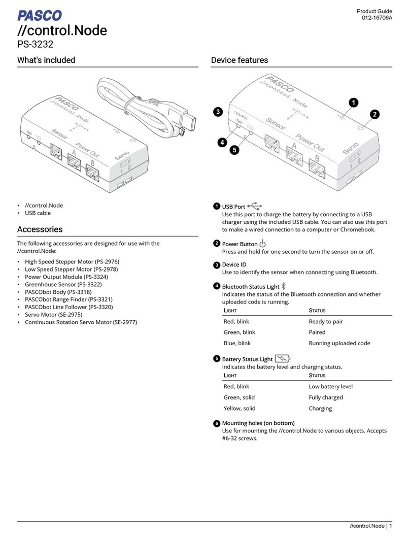 PASCO //control.Node User manual