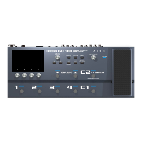 BOSSCO GX-100 User manual