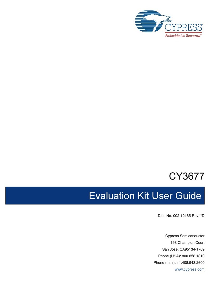 Cypress CY3677 User manual Cypress CY3677 User manual