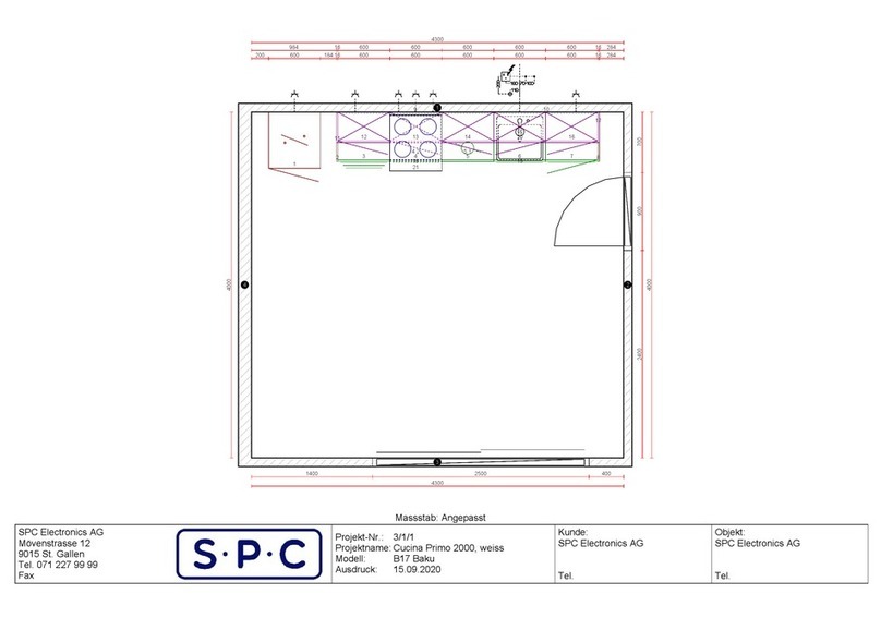 SPC Cucina Primo 2000 100006 manual