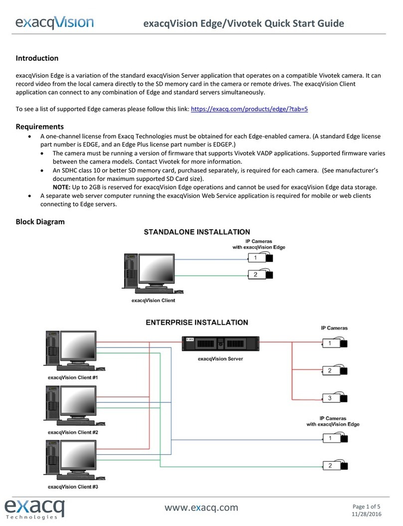 exacqVision Edge User manual