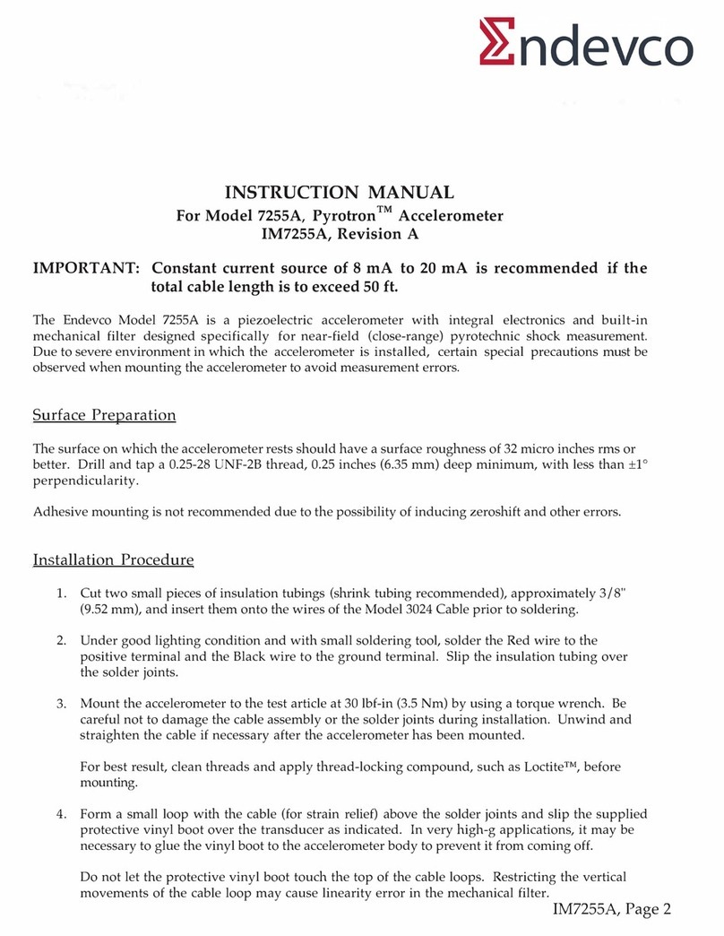 ENDEVCO 7255A instruction manual