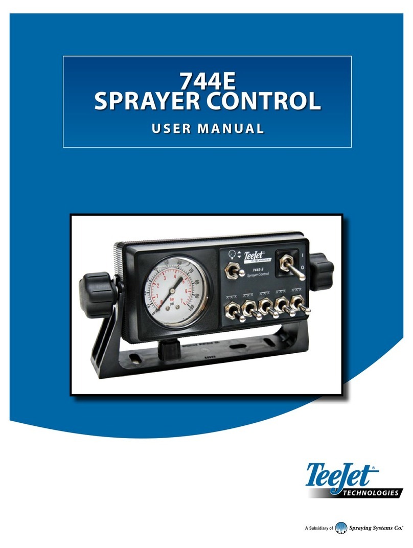 Spraying Systems TeeJet Technologies 744E User manual