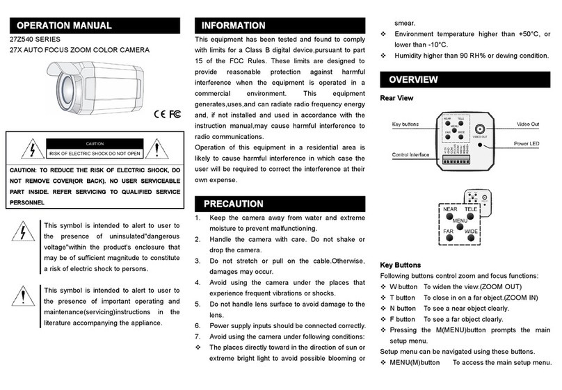 CCTV Center 27Z540 Series Operation manual