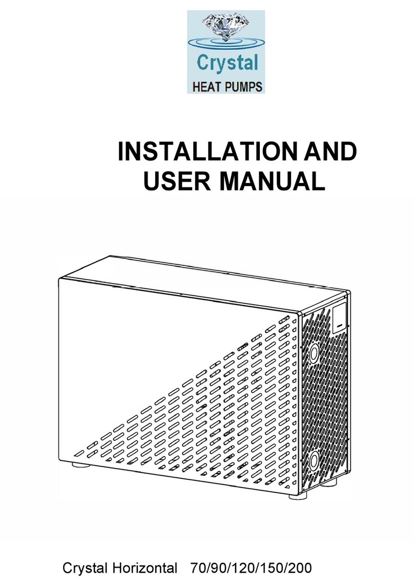 Crystal Crystal Horizontal 70 Installation and user manual
