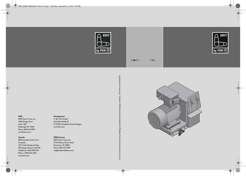 GRIT GIE Series instruction manual