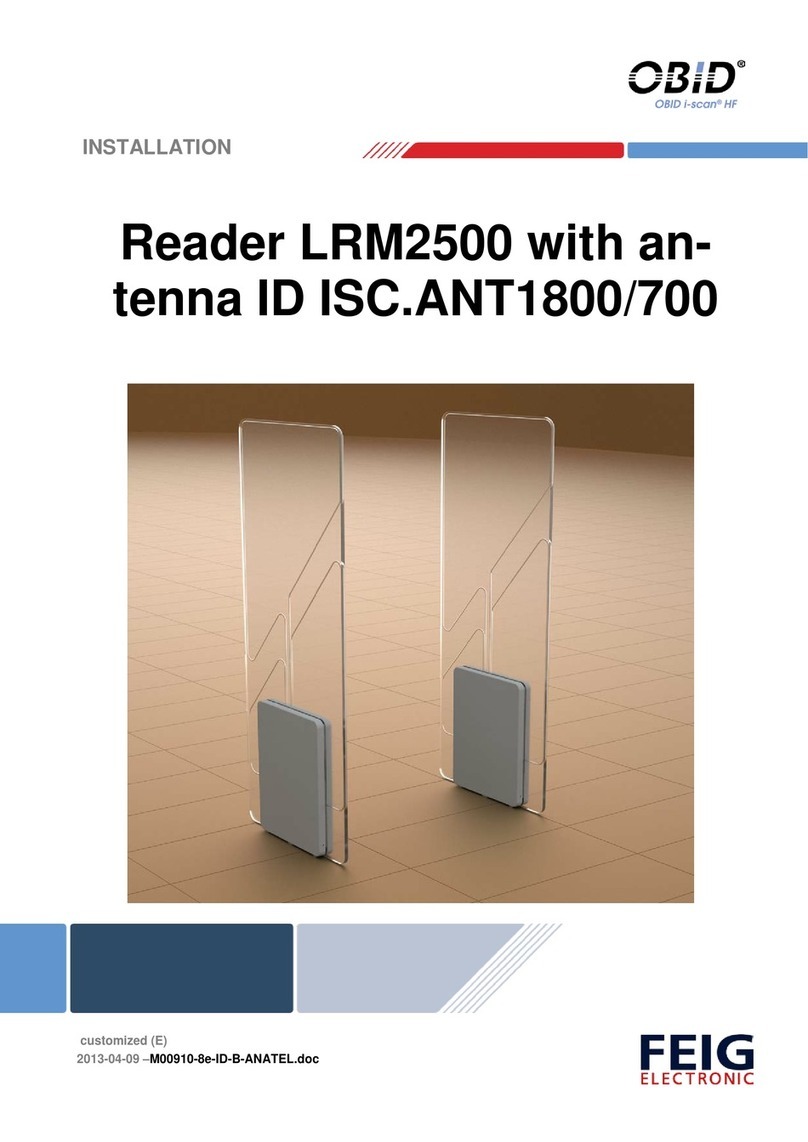 Feig Electronic OBID i-scan HF LRM2500 Installation Feig Electronic OBID i-scan HF LRM2500 Installation