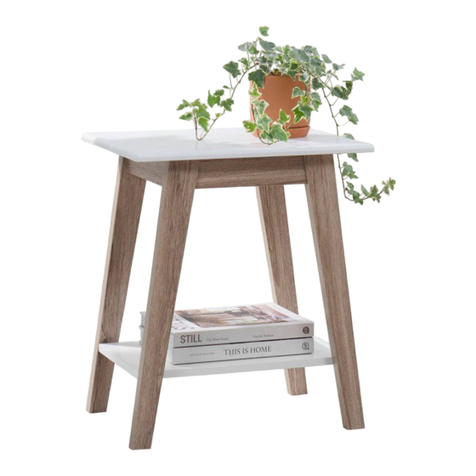 Mocka Kennedy Side Table User manual Mocka Kennedy Side Table User manual