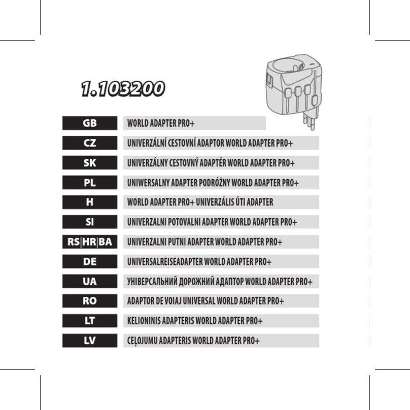 Emos World Adapter Pro+ manual