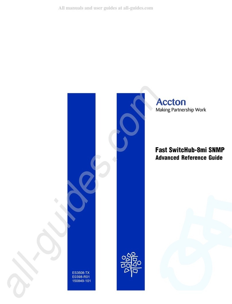 Accton Technology Fast SwitchHub-8mi SNMP User manual Accton Technology Fast SwitchHub-8mi SNMP User manual