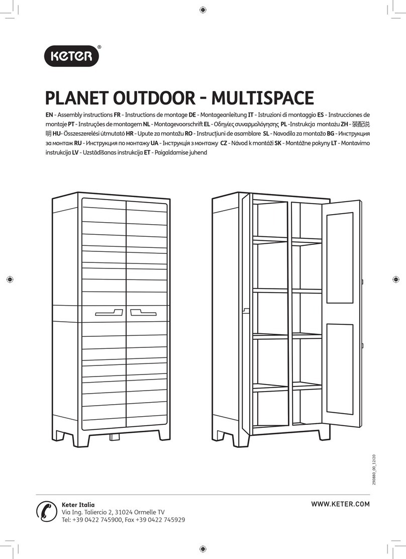 Keter 290880 Assembly instructions