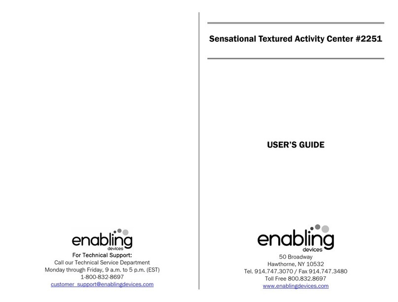 Enabling Devices 2251 User manual Enabling Devices 2251 User manual