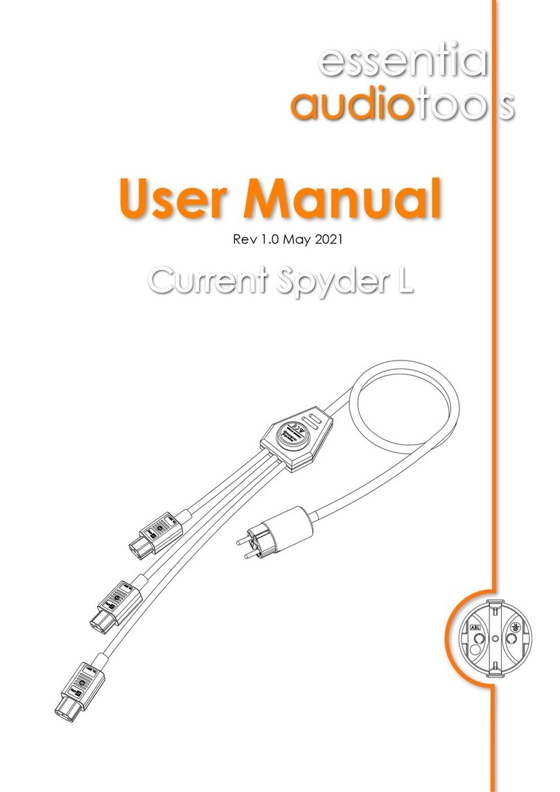 Essential Audio Tools Current Spyder L user manual Essential Audio Tools Current Spyder L user manual