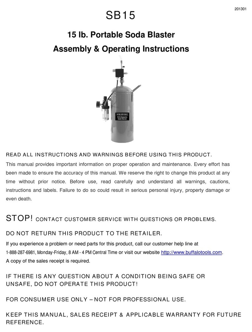 Buffalo Tools SB15 Assembly & operating instructions