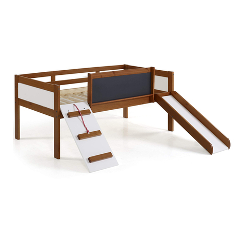 Donco kids Twin Junior Low Loft 3005 Assembly instructions