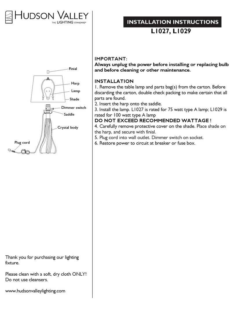 hudson valley L1027 installation instructions