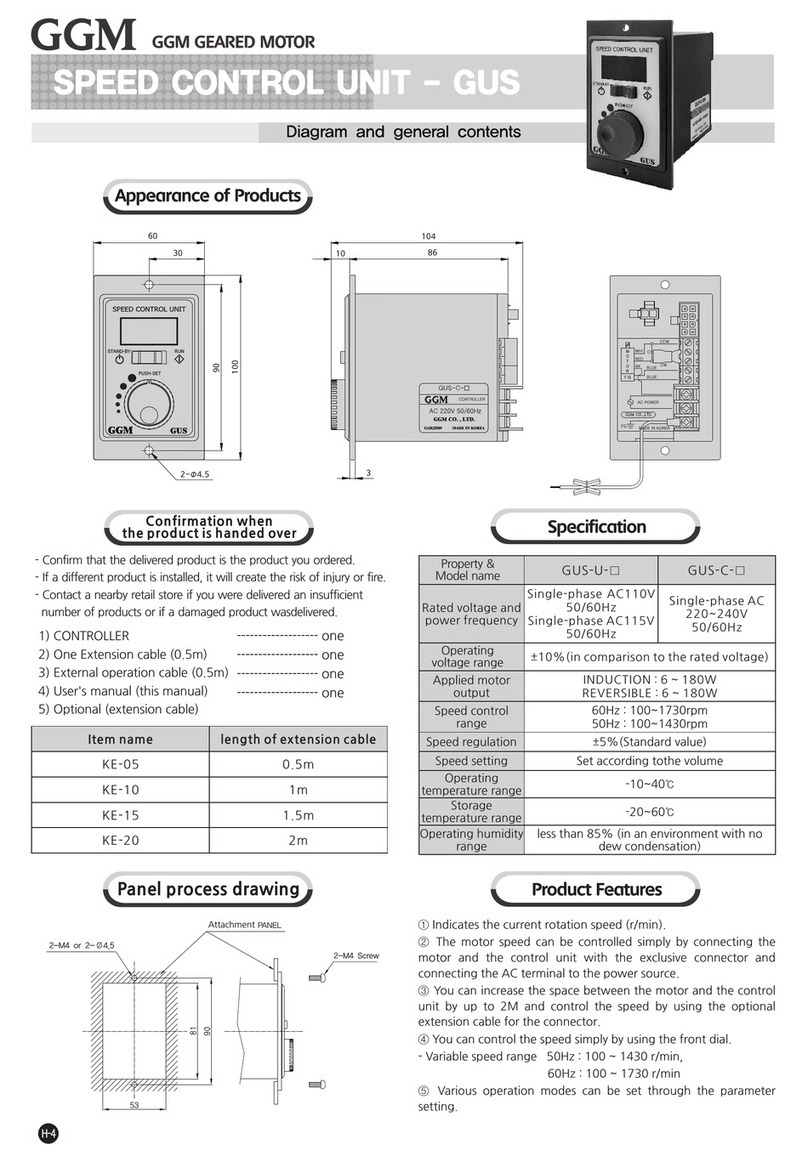 GGM GUS-U Series quick start guide
