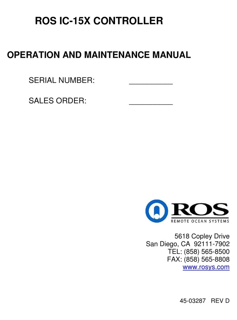 Ros IC-15X User manual