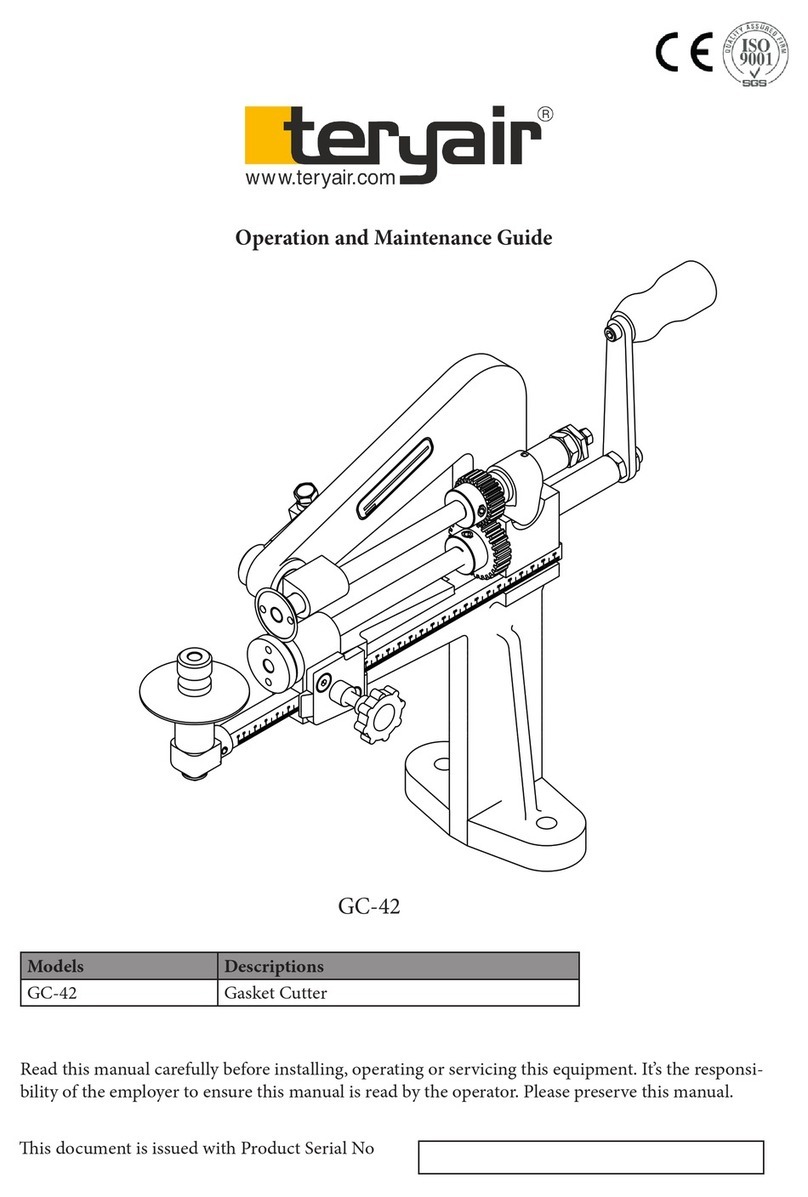 Teryair GC-42 Operation and maintenance guide