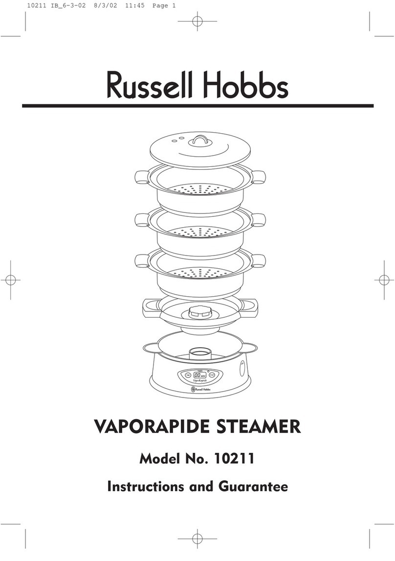 Russell Hobbs 10211 Instructions and guarantee