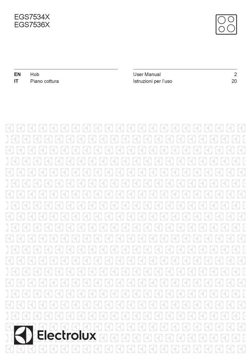 Electrolux EGS7534X User manual