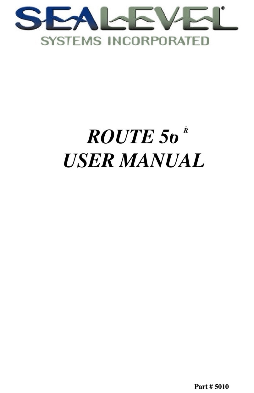 SeaLevel ROUTE 56 R user manual