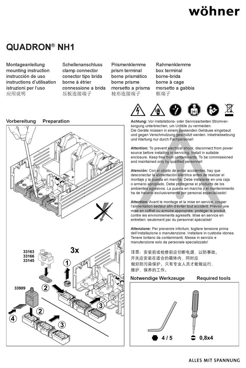 Wöhner QUADRON NH1 User guide