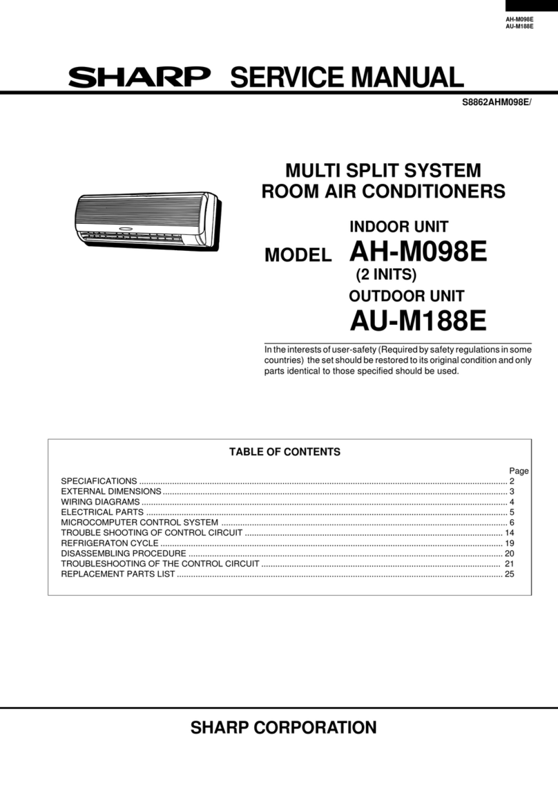 Sharp AH-M098E User manual