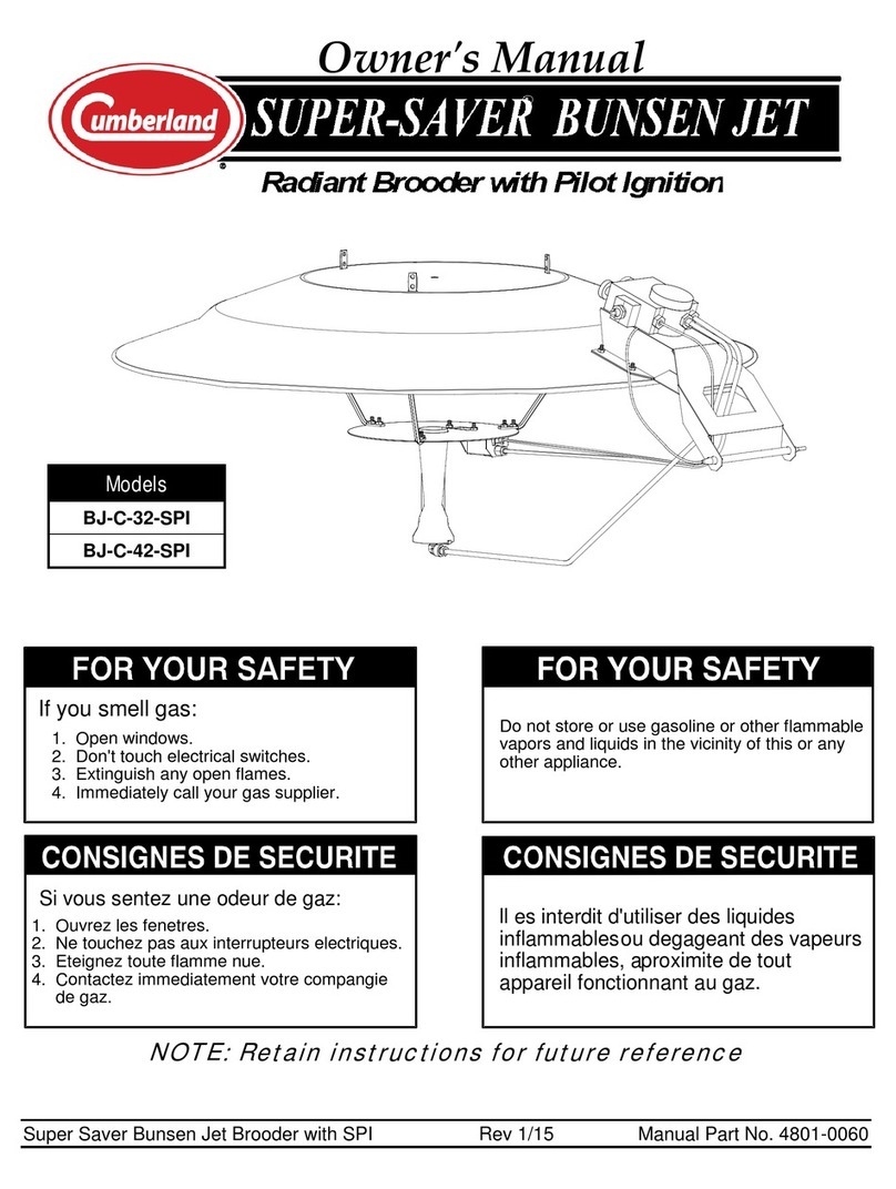 Cumberland BJ-C-32-SPI owner's manual