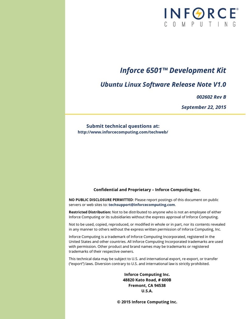 inforce 6501 manual