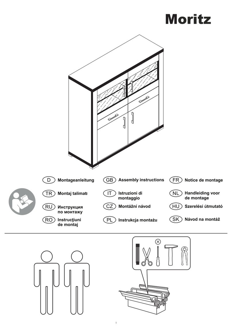 Pronto wonen Moritz 0605/22-2Gl Assembly instruction Pronto wonen Moritz 0605/22-2Gl Assembly instruction