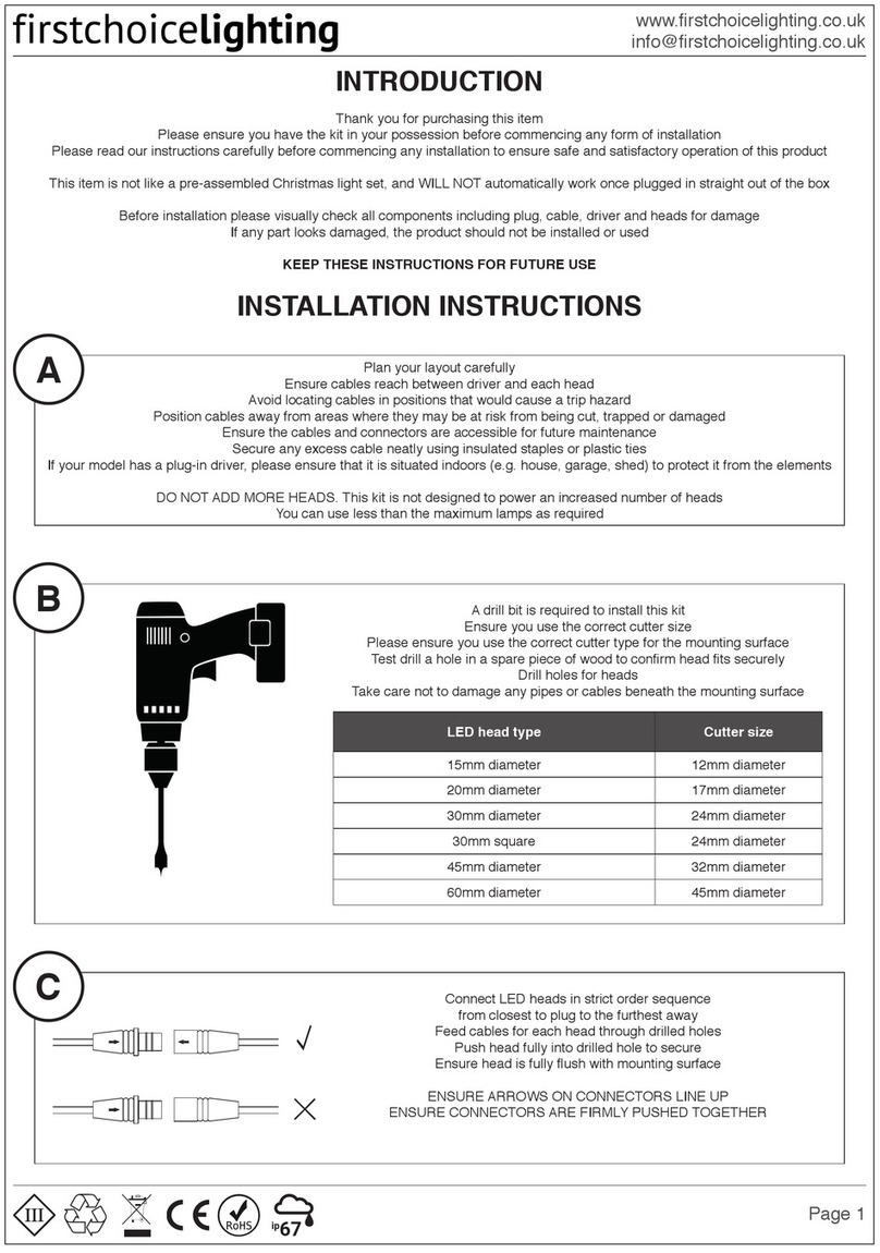 First Choice 55820 installation instructions