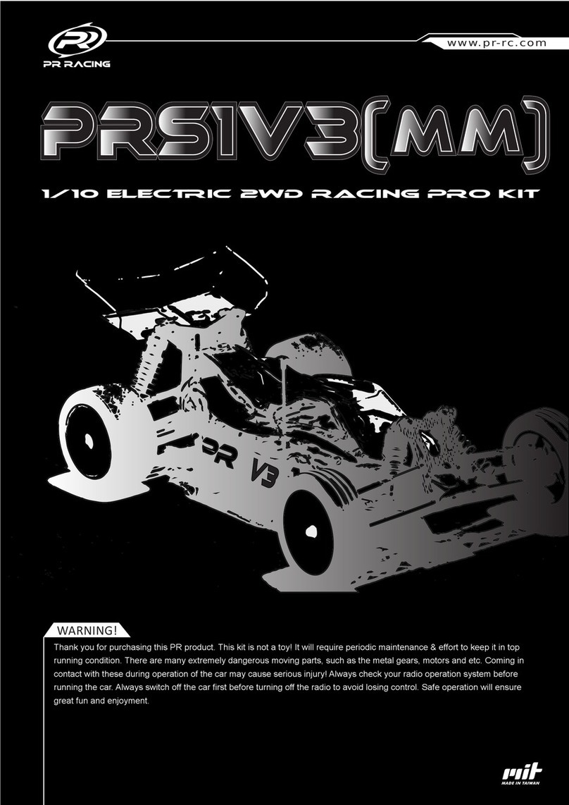 PR RACING PR S1 V3 MM User manual