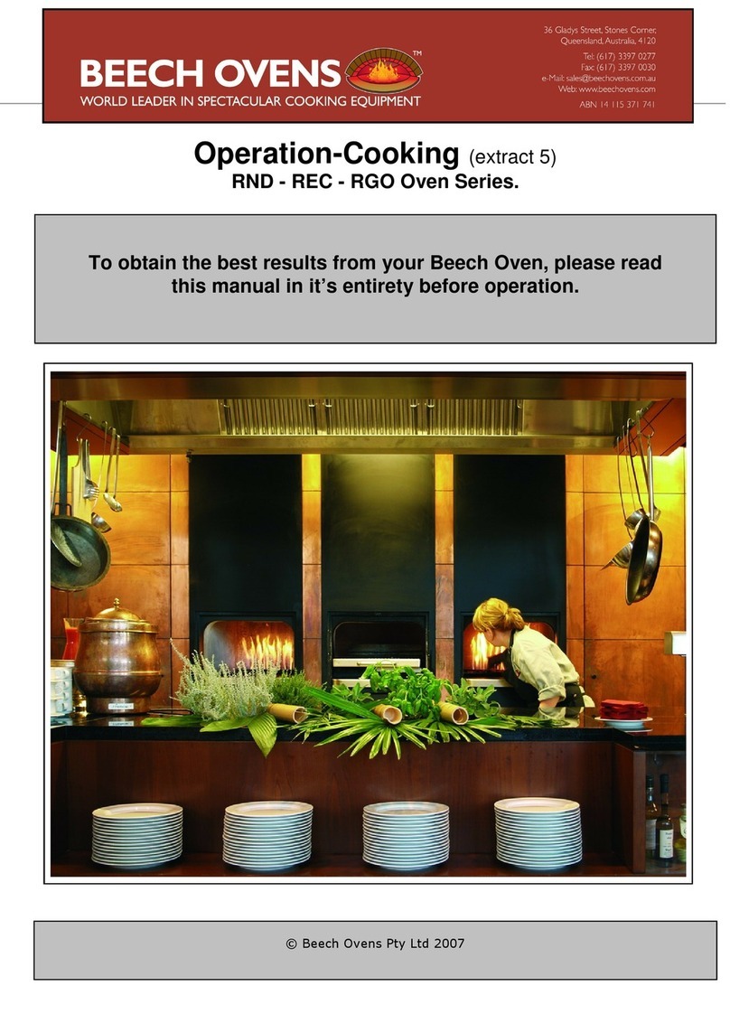 Beech ovens RND Series quick start guide