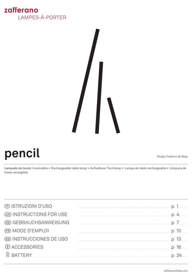 Zafferano pencil Instructions for use