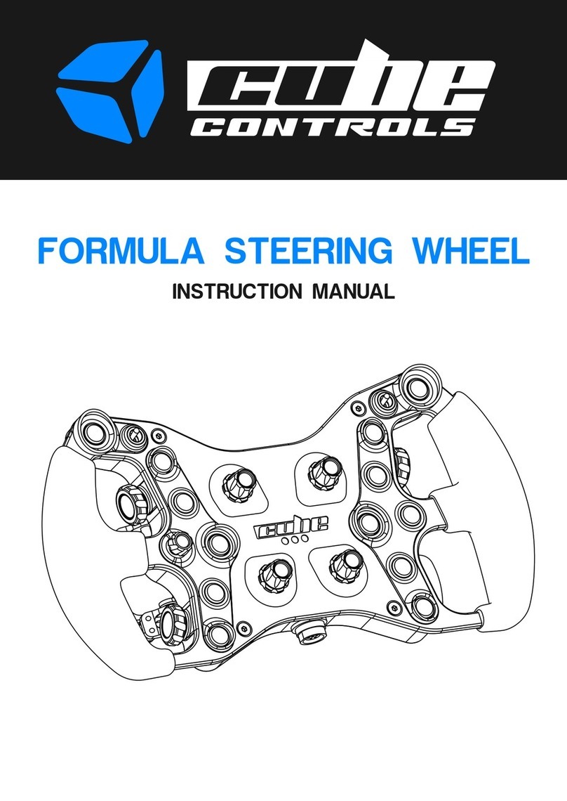 Cube Controls FORMULA STEERING WHEEL User manual