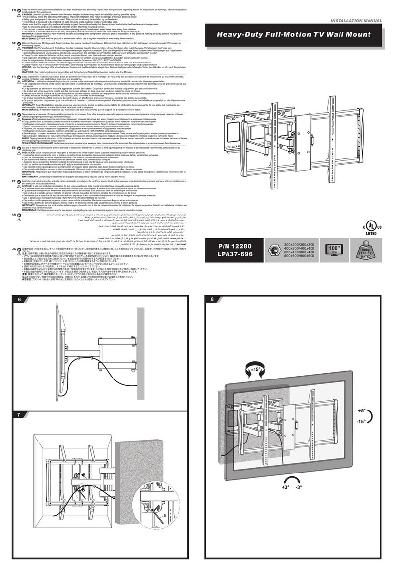 Monoprice LPA37-696 installation manual