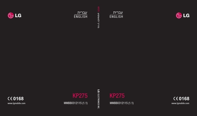 LG KP275 user guide