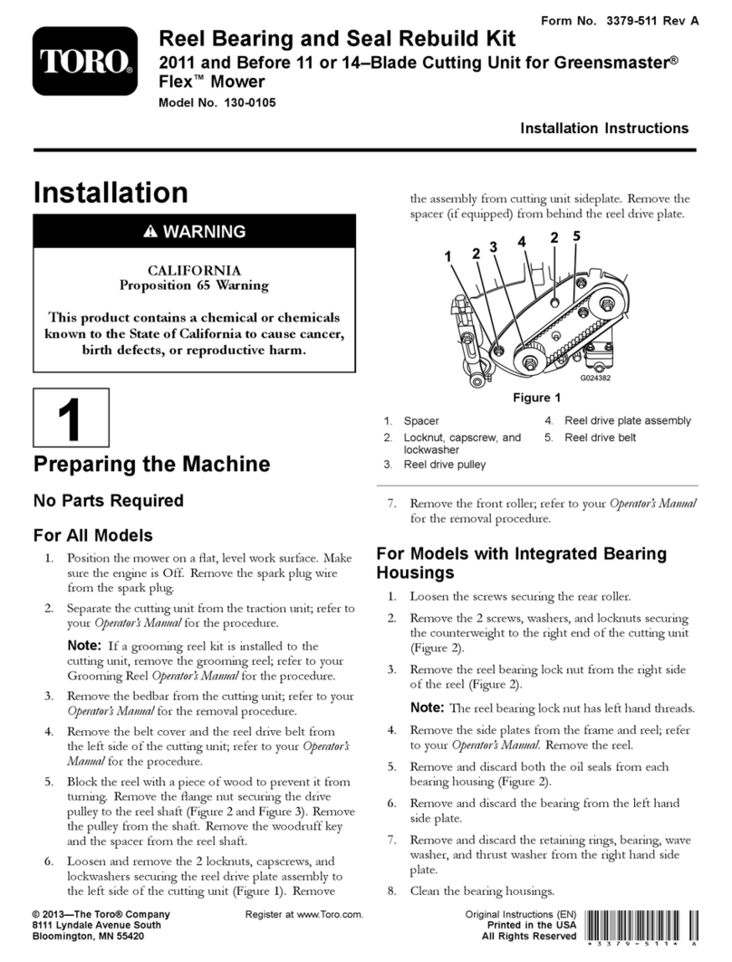 Toro 130-0105 User manual