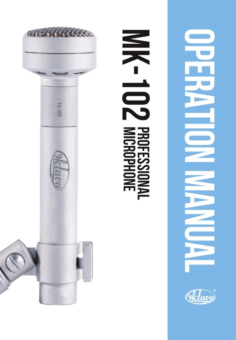 Oktava MK-102 User manual