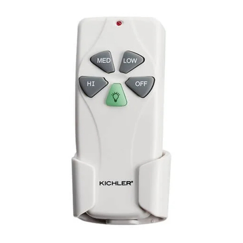River of Goods Ceiling Fan Remote & Receiver installation guide