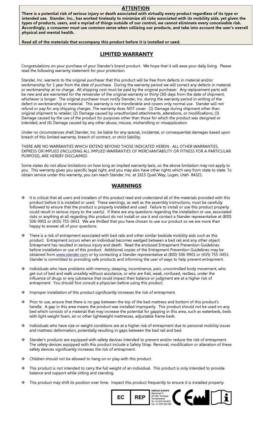 Stander PR60231 instructions