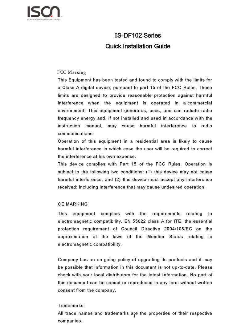 ISON IS-DF102 Series User manual