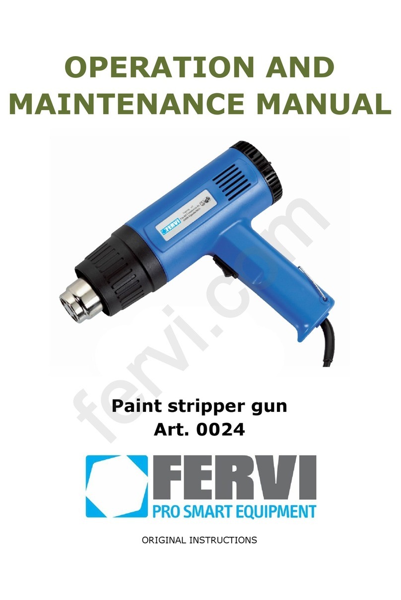 Fervi 0024 Operation and maintenance manual
