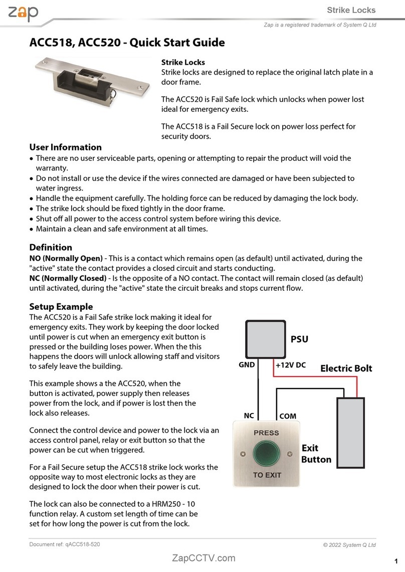 Zap ACC518 quick start guide