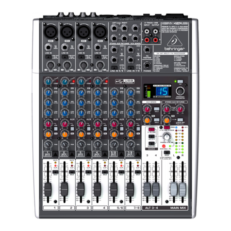 Behringer XENYX X1204USB User manual