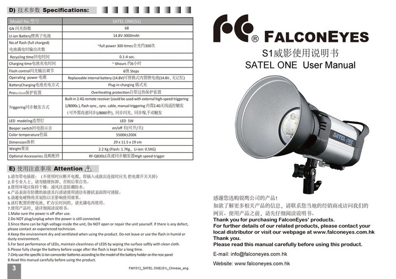 Falconeyes SATEL ONE user manual