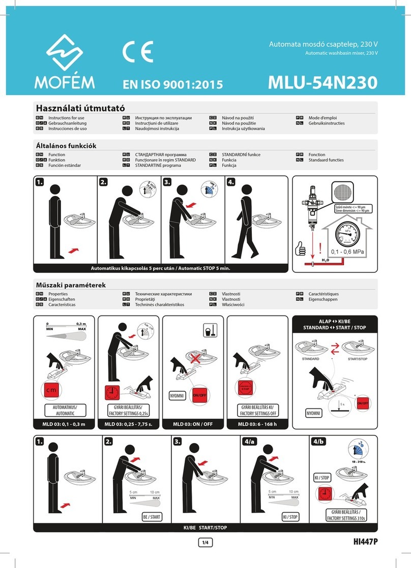 Mofem MLU-54N230 Assembly instructions
