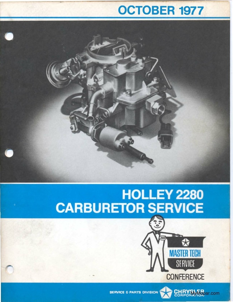Holley 2280 Service manual